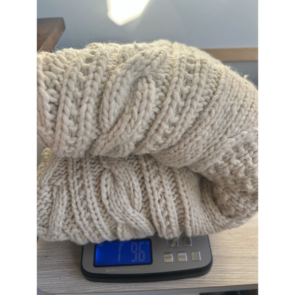 Nature Company 100% Wool Vintage Fisherman Chunky Cable Knit Sweater Size‎ L - Picture 11 of 11